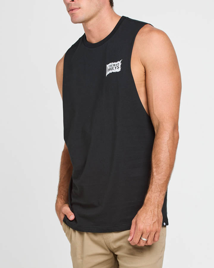 The Mad Hueys CAPTAIN COOKED | MUSCLE - BLACK