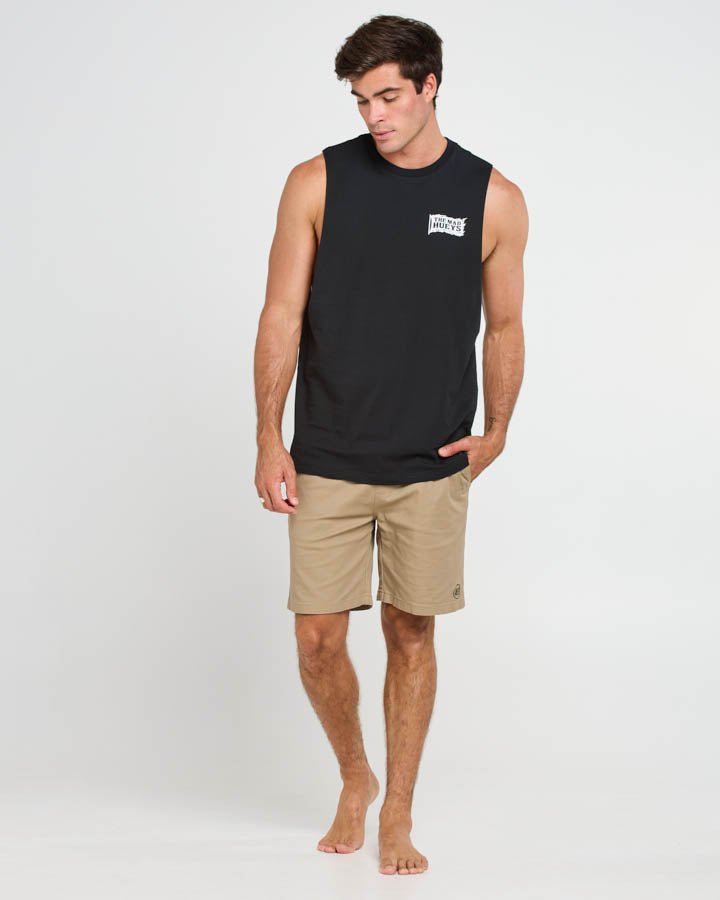 The Mad Hueys CAPTAIN COOKED | MUSCLE - BLACK