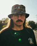 The Mad Hueys CAPTAIN COOKED | BUCKET HAT - BLACK-OSFM