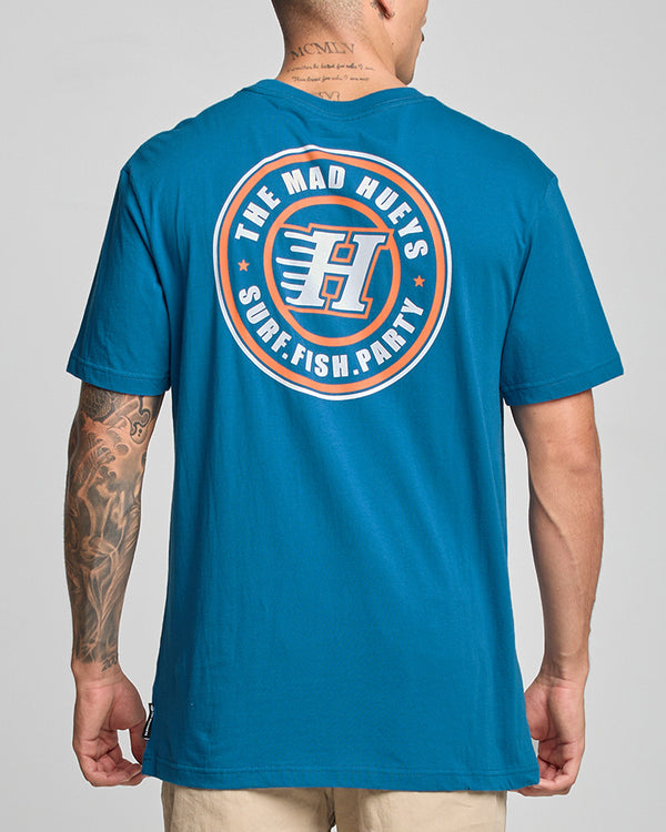 The Mad Hueys H SERIES | SS TEE - DARK COBALT