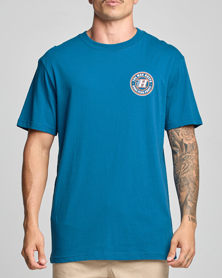 The Mad Hueys H SERIES | SS TEE - DARK COBALT