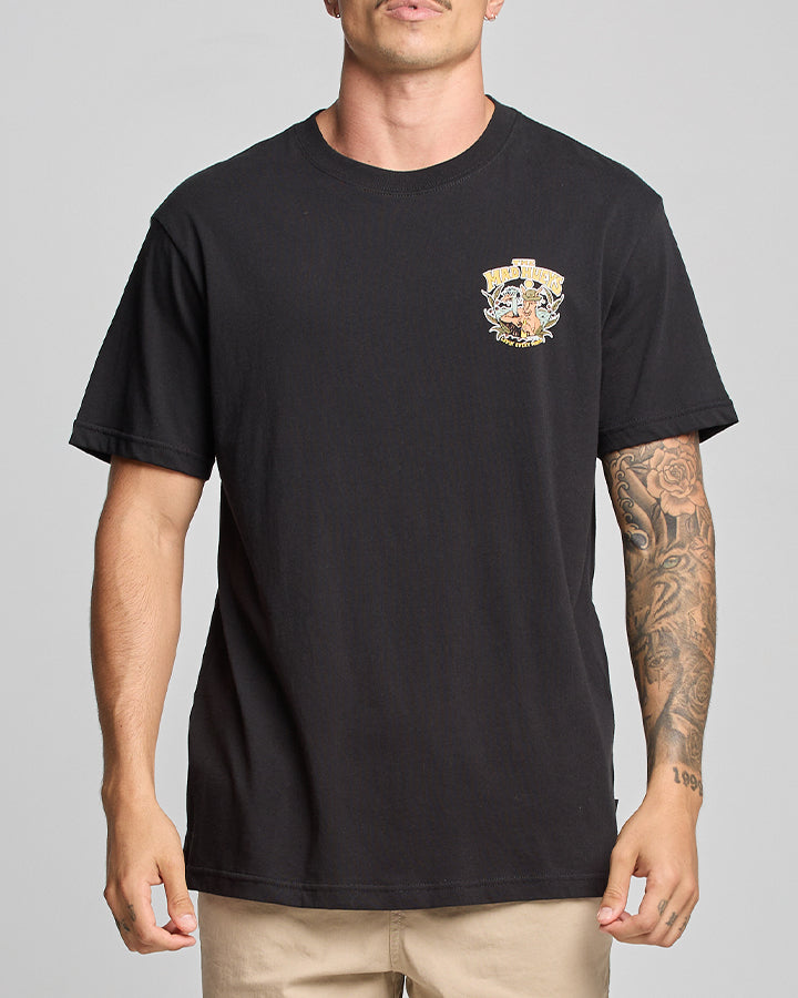 The Mad Hueys LOVIN EVERY MINUTE | SS TEE - BLACK