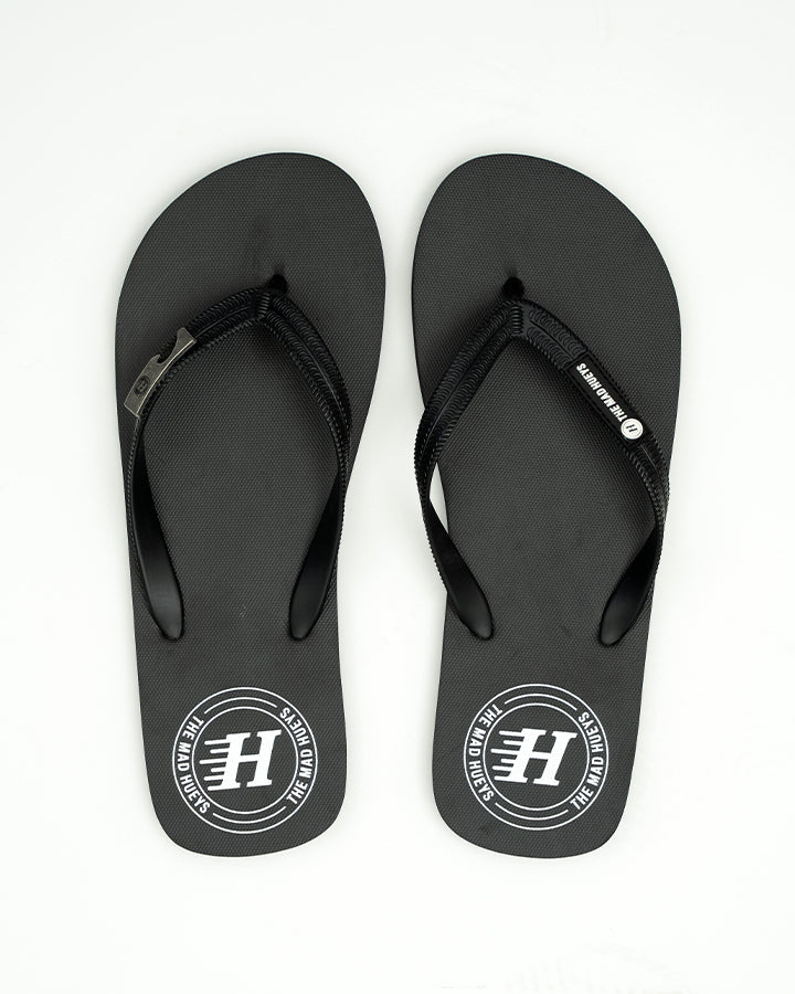 The Mad Hueys HUEYS BOTTLE OPENER | THONGS - BLACK