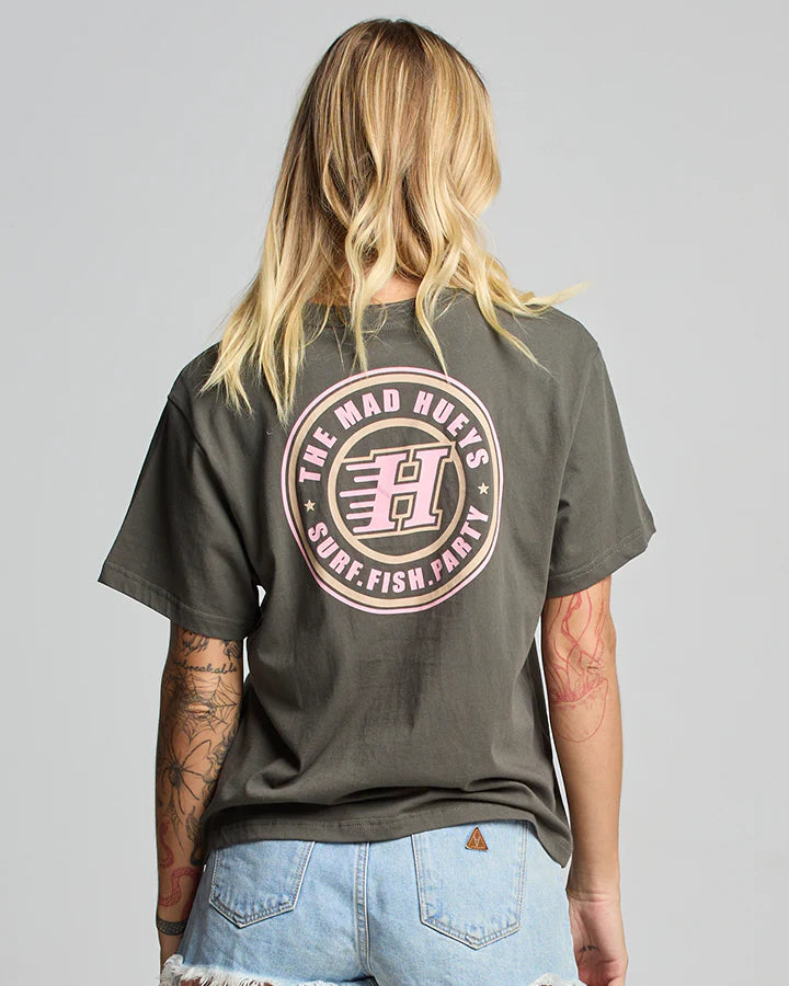The Mad Hueys H Series / Womens SS Tee - Charcoal