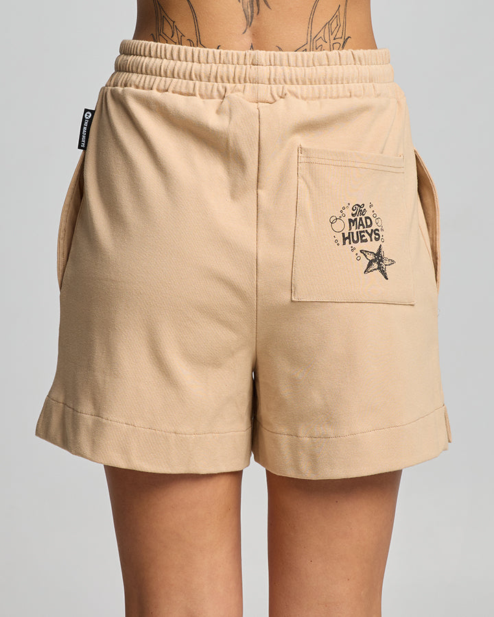 The Mad Hueys HOT GIRL SUMMER | WOMENS SHORTS - LATTE