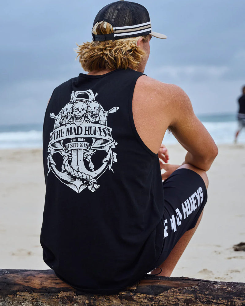 The Mad Hueys Tripple Anchor - Tank Black