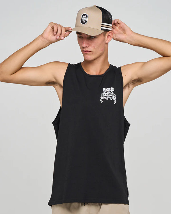The Mad Hueys Tripple Anchor - Tank Black