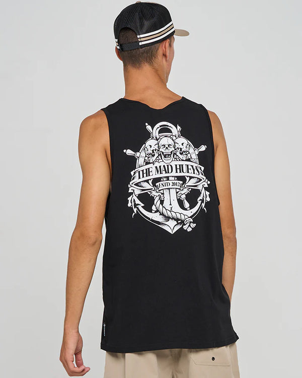 The Mad Hueys Tripple Anchor - Tank Black