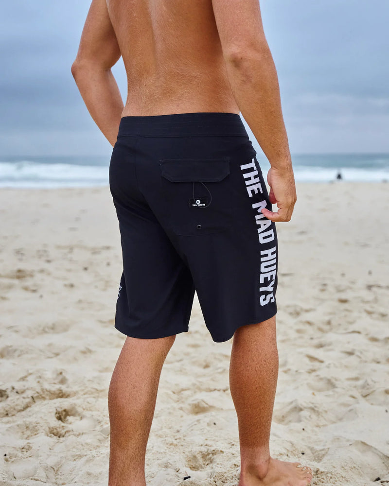 The Mad Hueys Ahoy Fkrs Storm / 20" Boardshort - Black