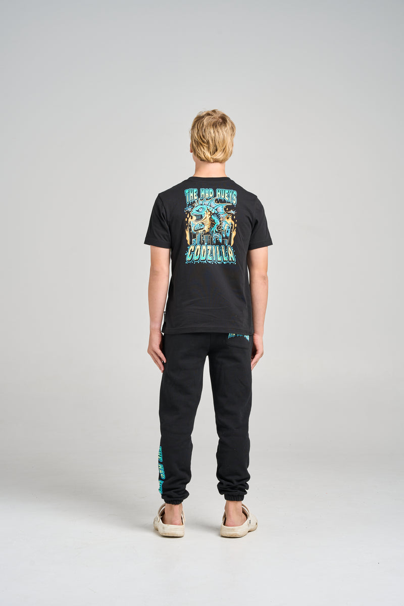 The Mad Hueys CODZILLA RETURNS | YOUTH SS TEE - BLACK