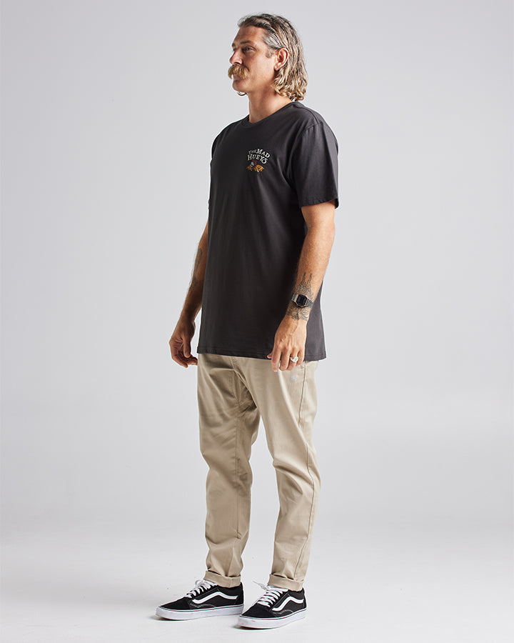 The Mad Hueys PIECES OF EIGHT | SS TEE - VINTAGE BLACK
