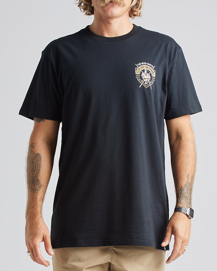 The Mad Hueys FK OFF IM FISHING | SS TEE - BLACK