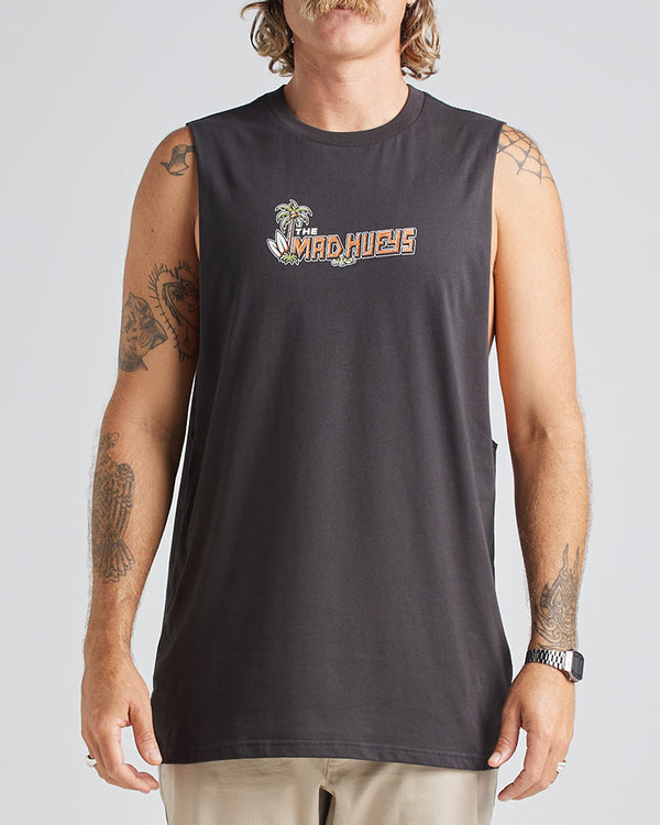 The Mad Hueys HUEYS BEACH CLUB | MUSCLE - VINTAGE BLACK