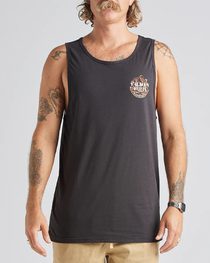 The Mad Hueys KRAKEN SOME TINS | TANK - VINTAGE BLACK