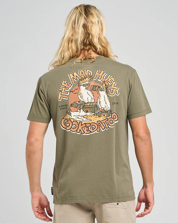 The Mad Hueys Cookedatoo Trio / SS Tee - Olive