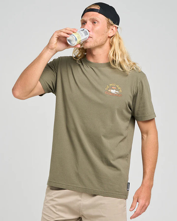 The Mad Hueys Cookedatoo Trio / SS Tee - Olive