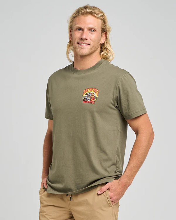 The Mad Hueys Oz Straya / SS Tee - Olive