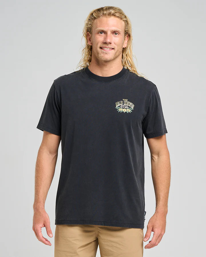 The Mad Hueys Frothin Shoey / SS Tee - Washed Black