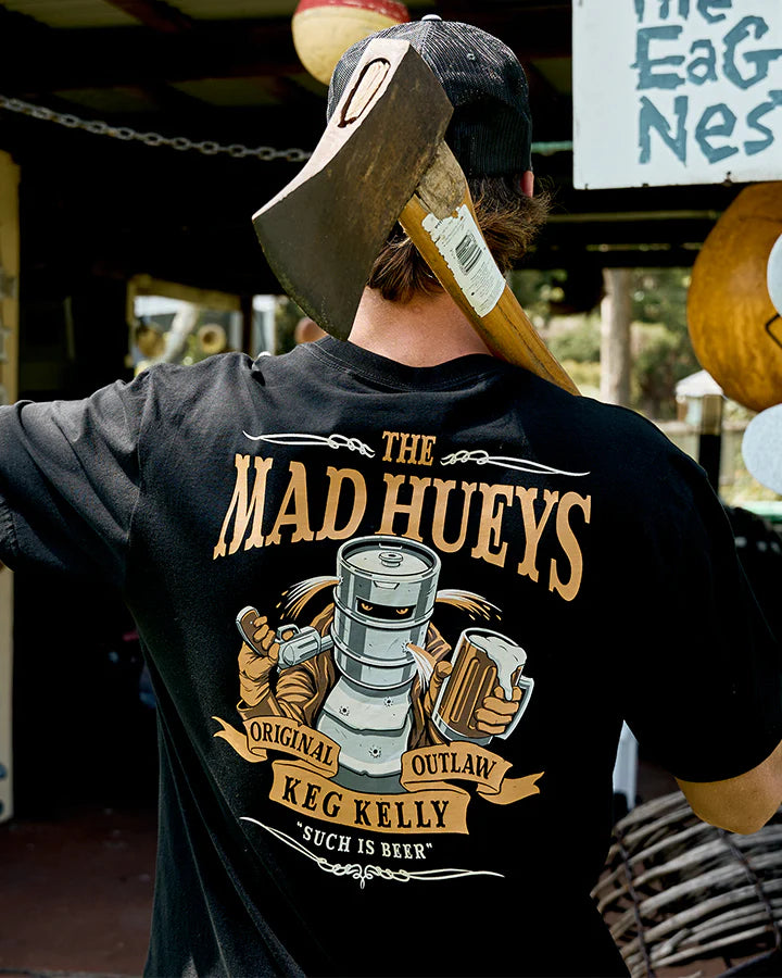 The Mad Hueys Such is Beer - TANK - Black