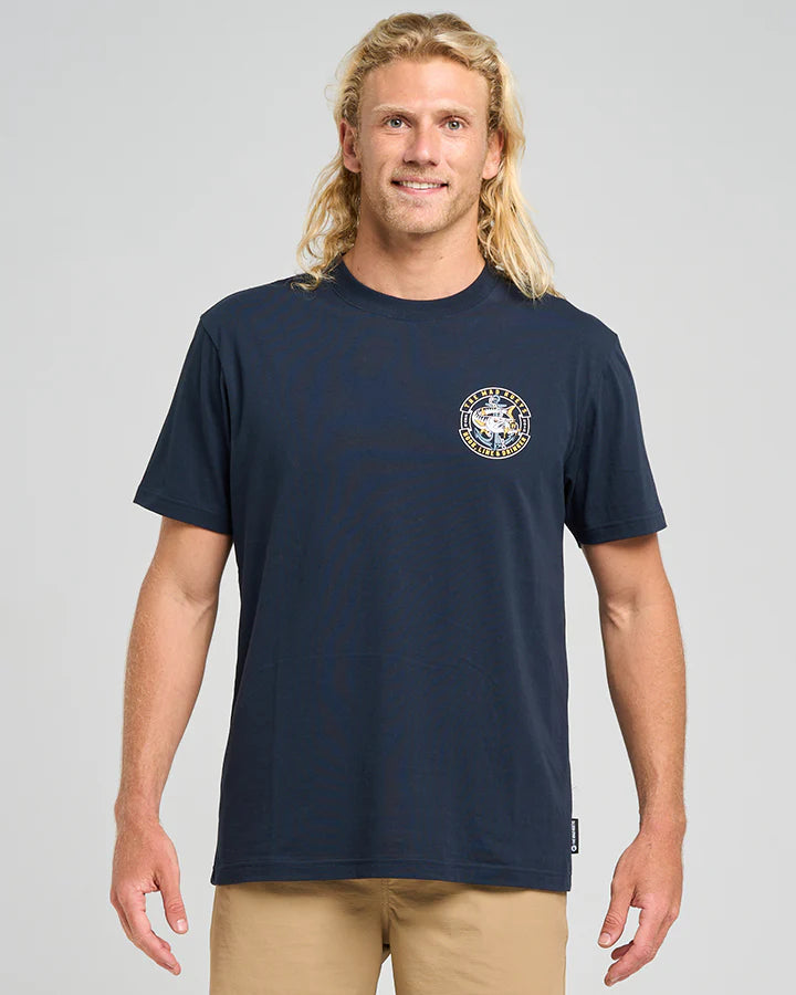 The Mad Hueys Hooked Cuda / SS Tee - Navy