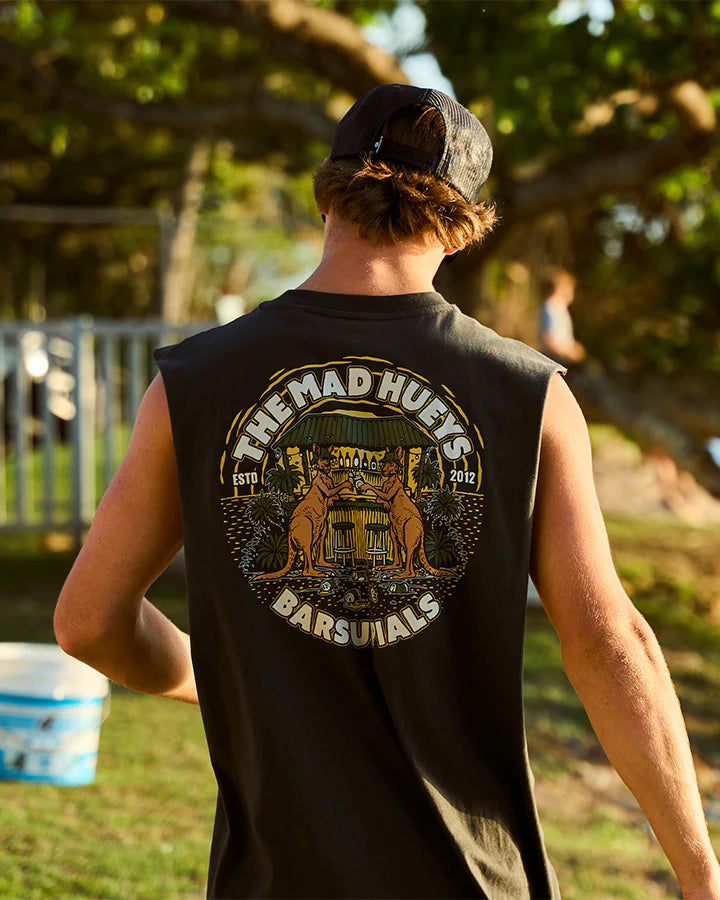 The Mad Hueys - Barsupials / Muscle - Vintage Black