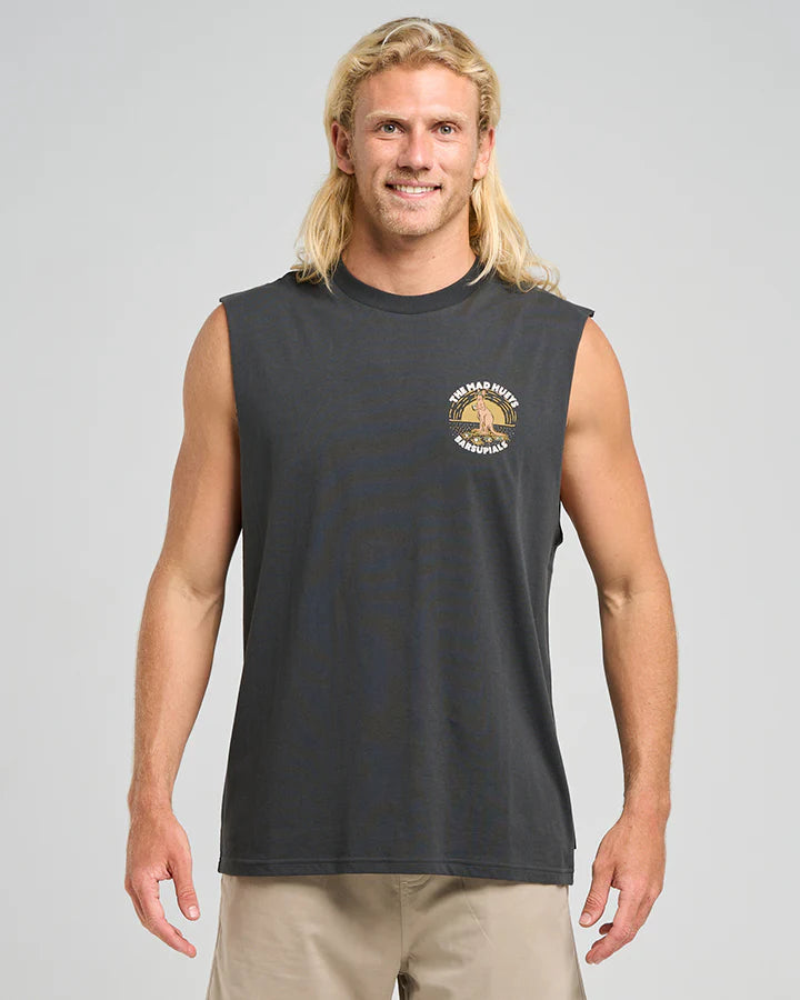 The Mad Hueys - Barsupials / Muscle - Vintage Black