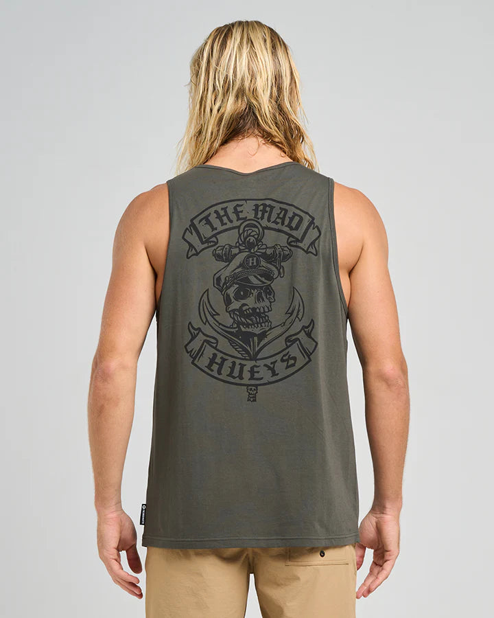 The Mad Hueys- Sailors Anchor / Tank - Charcoal