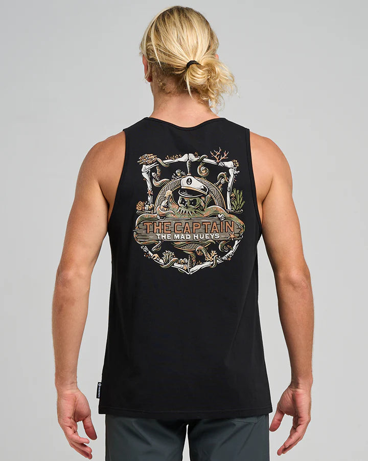 The Mad Hueys- The Sea Captain / Tank - Black