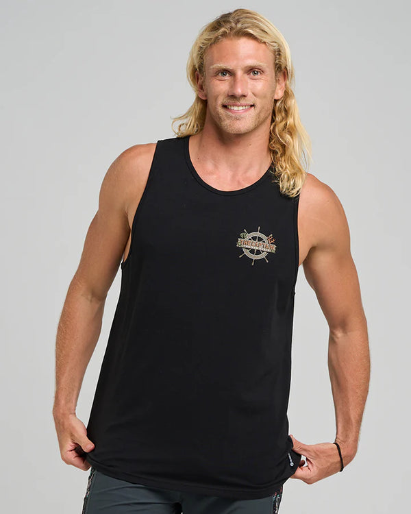 The Mad Hueys- The Sea Captain / Tank - Black