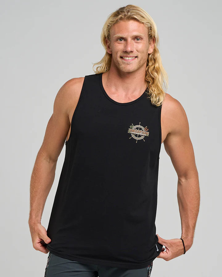 The Mad Hueys- The Sea Captain / Tank - Black