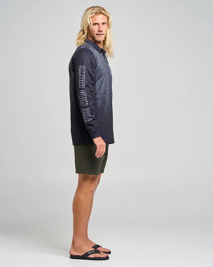 The Mad Hueys Sailor Anchor / UPF 50+ Fishing Jersey - Charcoal