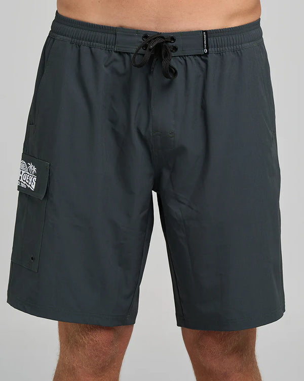 The Mad Hueys Beached | 20" Boardshort - Vintage Black
