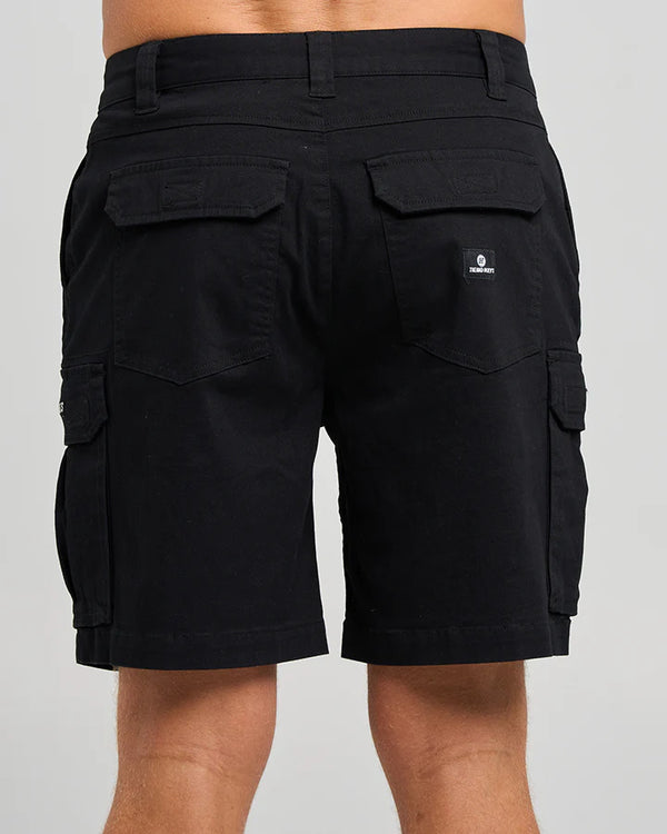 The Mad Hueys Snagged / 20" Cargo Short - Black