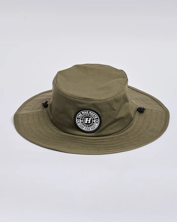 The Mad Hueys GOOD LIFE | WIDE BRIM HAT - BLACK- L/XL