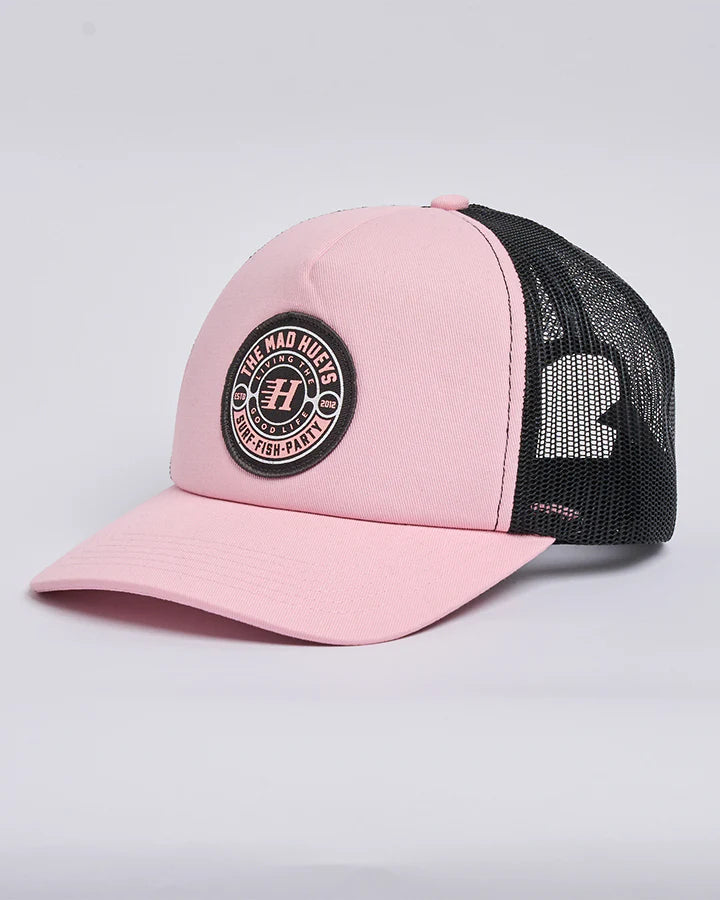 The Mad Hueys GOOD LIFE WOMEN'S | TWILL TRUCKER- FAIRY FLOSS-OSFM