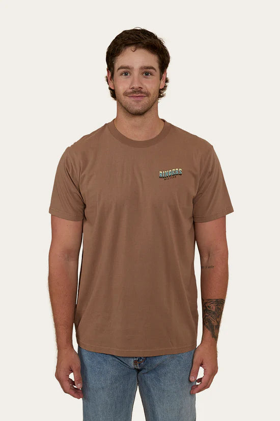 Bucking Barra Mens Loose Fit T-Shirt - Almond