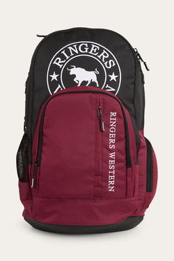 RINGERS WESTERN Holtze backpack- Burgundy/Black