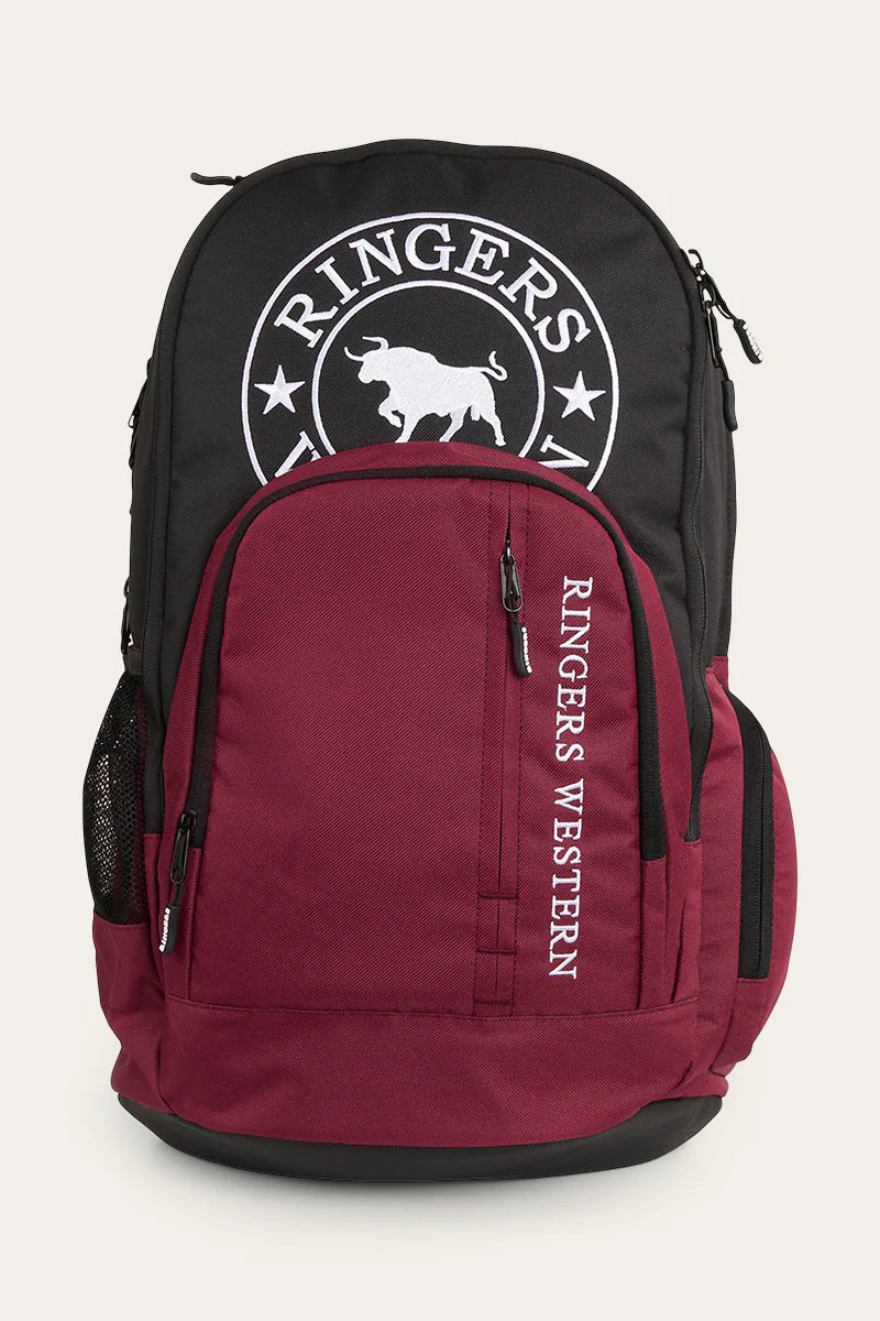 RINGERS WESTERN Holtze backpack- Burgundy/Black