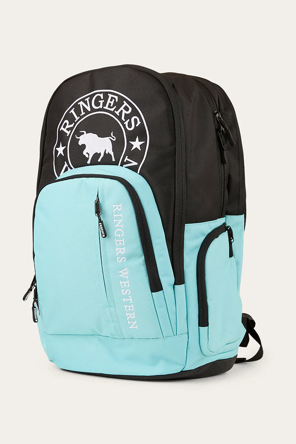 Ringers Western Holtze backpack- Black/Turquoise