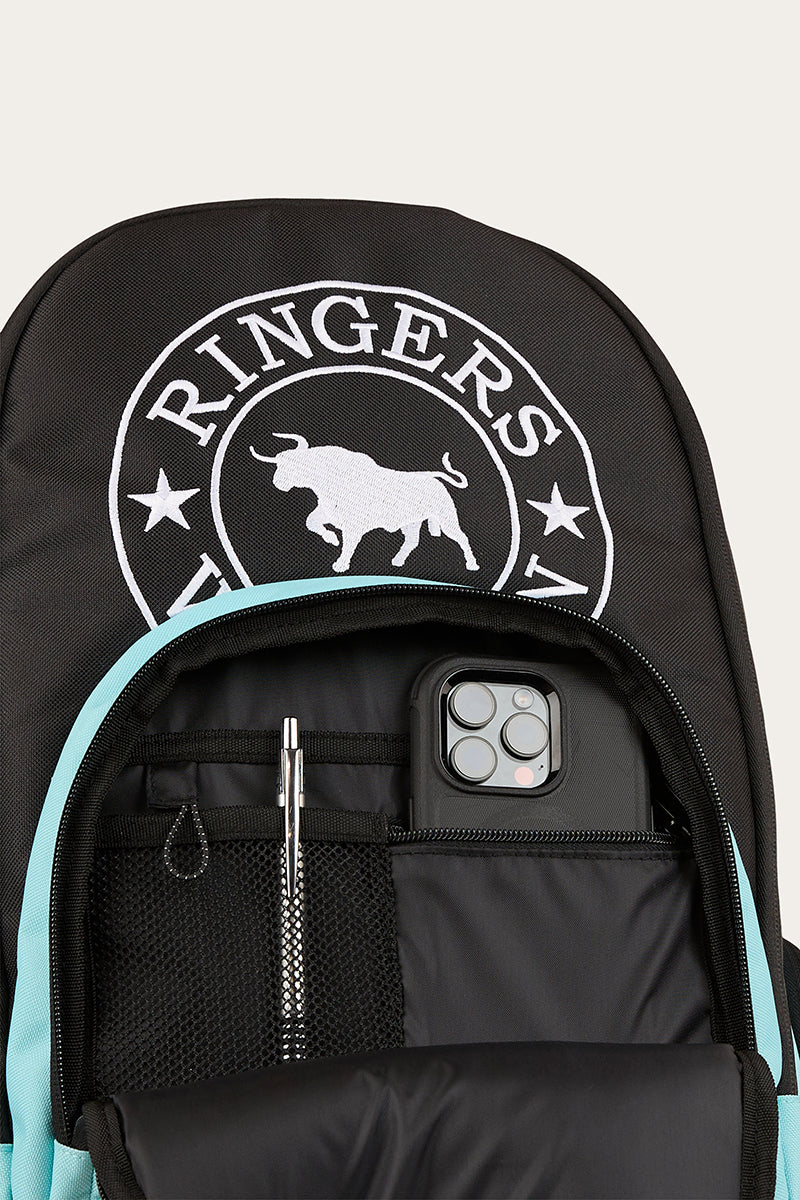 Ringers Western Holtze backpack- Black/Turquoise