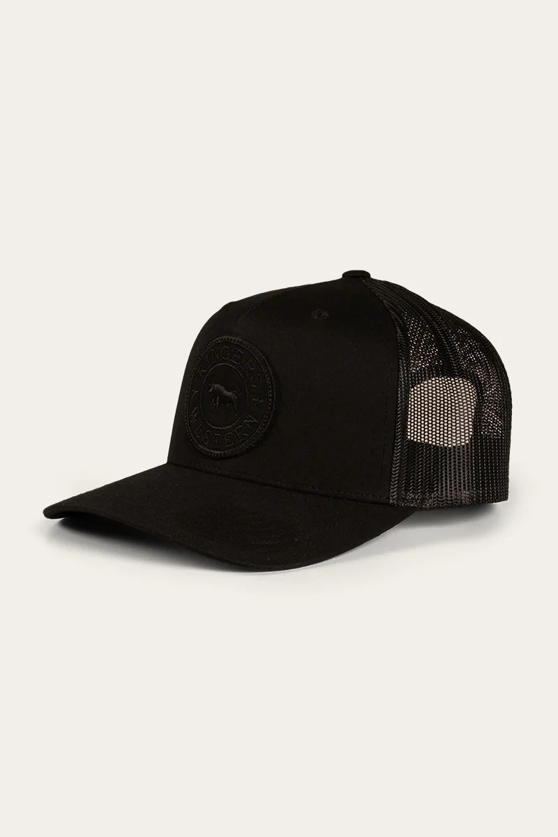 RINGERS WESTERN Signature Bull Trucker Cap - Black