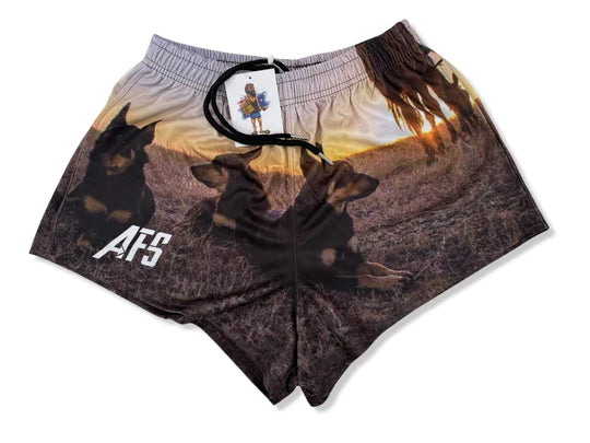 AFS "RESTING KELPIES!" Footy Shorts (With Pockets) (Copy)