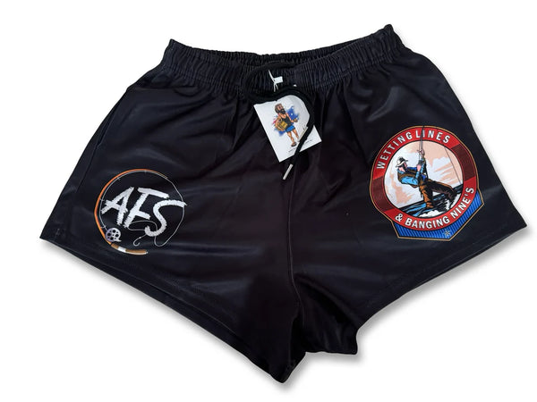 AFS Wetting Lines & Banging Nines Footy Shorts - With Pockets
