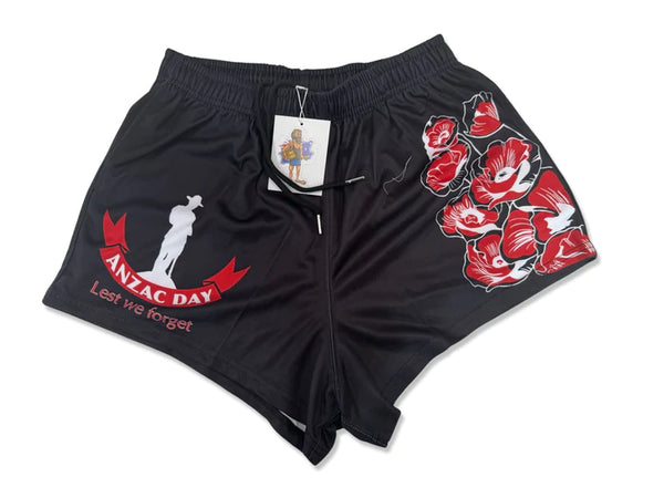 AFS "ANZAC DAY" Footy Shorts (With Pockets)