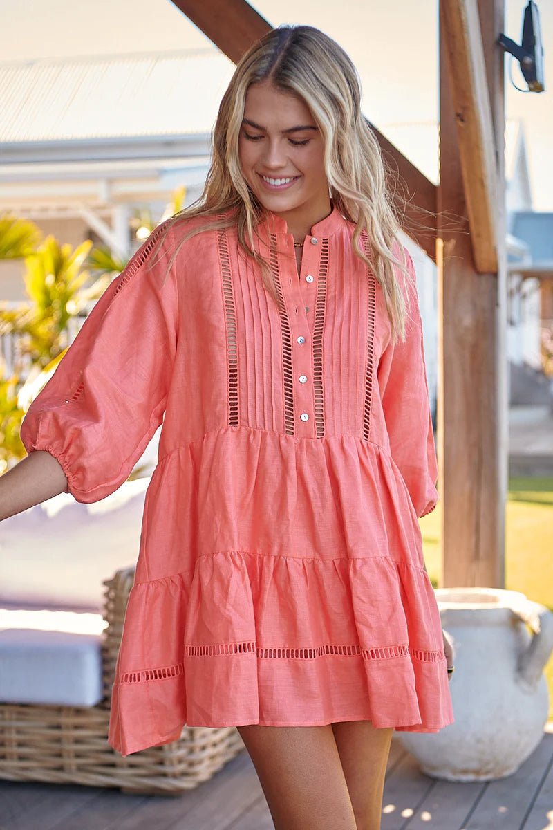 Valli Collection - Coral Mila Mini Dress JAASE