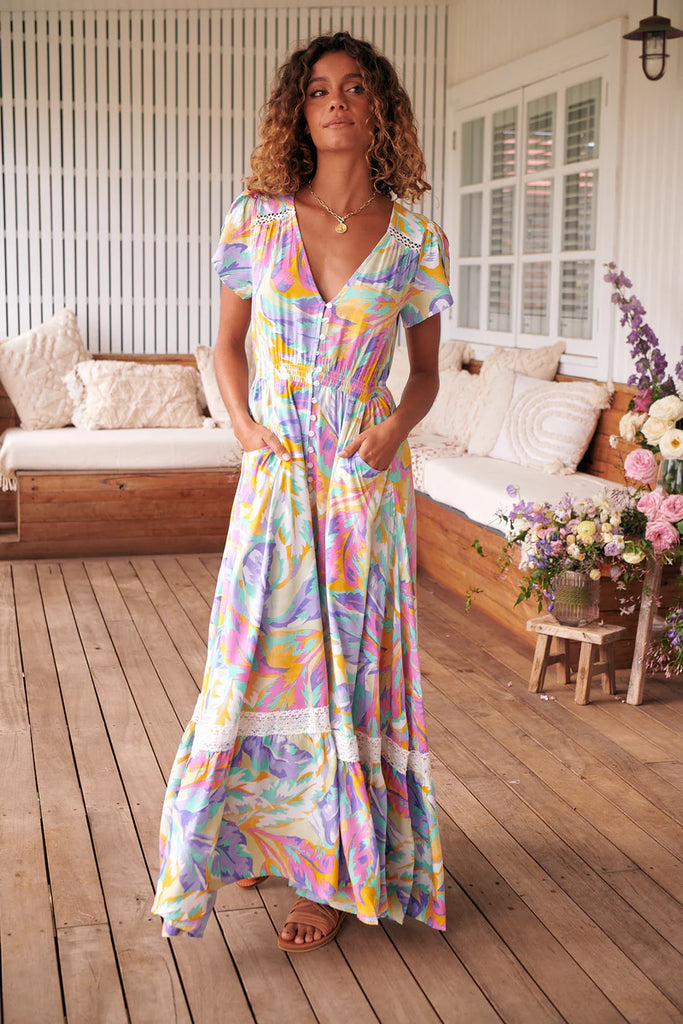 jaase carmen maxi dress Jaase Bahamas Print Carmen Maxi – Whiskey and Wildflowers
