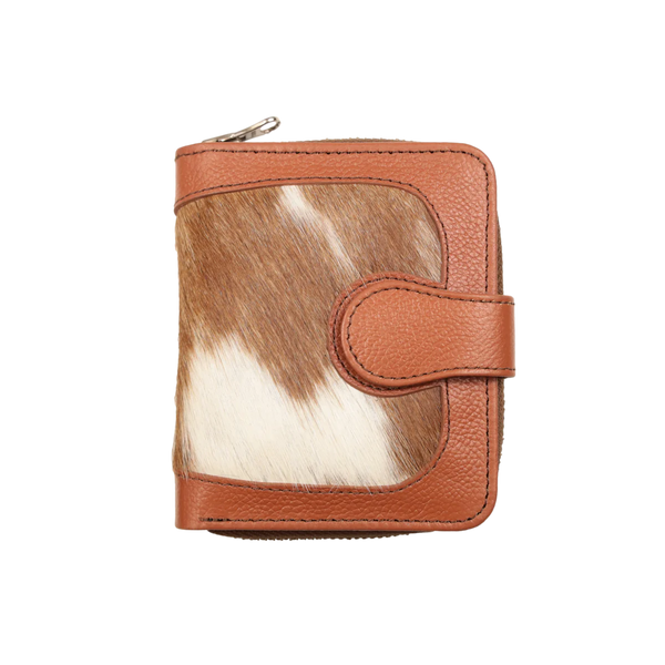 COUNTRY ALLURE Tilly Cowhide Leather Purse Tan/ 037