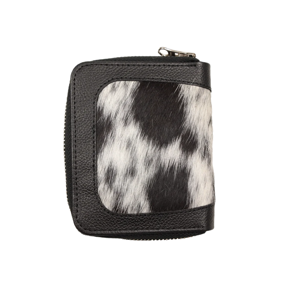 COUNTRY ALLURE Tilly Cowhide Leather Purse -Black/ 005
