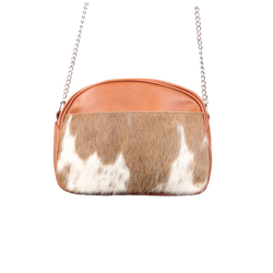 COUNTRY ALLURE Stella Cowhide Leather Handbag - Tan