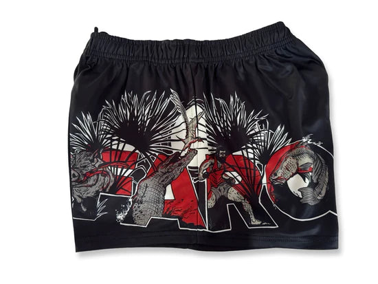 FARQ "Far North QLD" - Footy Shorts (With Pockets)